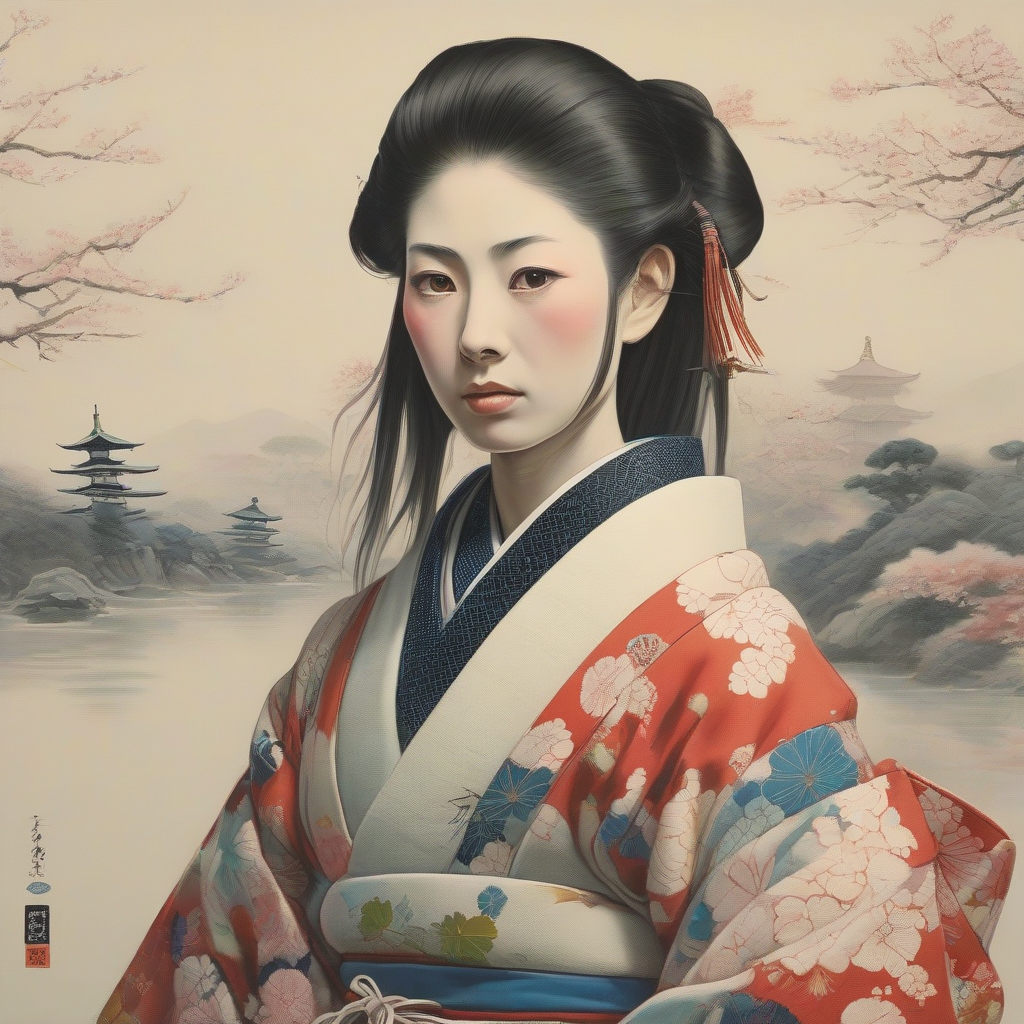 A Japanese woman