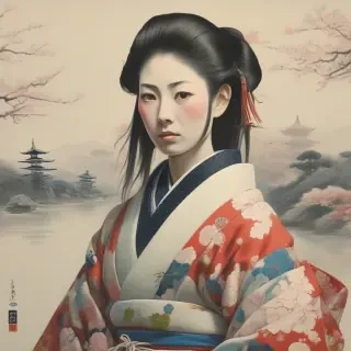 A Japanese woman